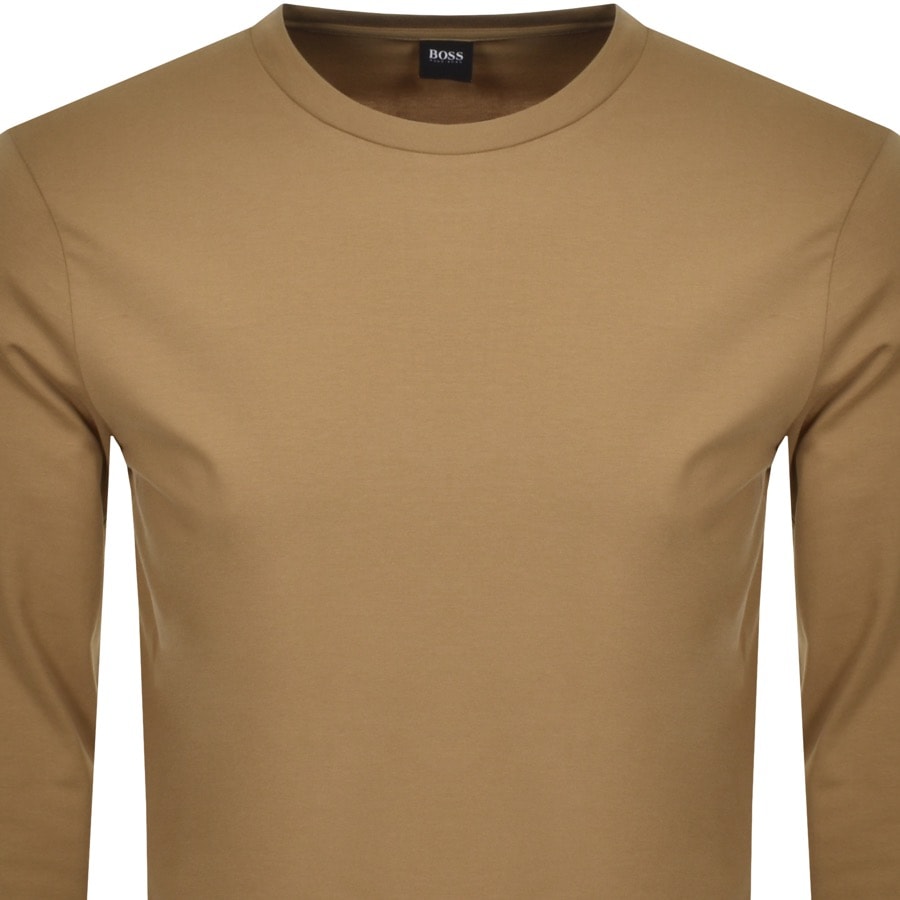 Alternative Image for ProductBOSS Long Sleeved TFlash T Shirt Beige2